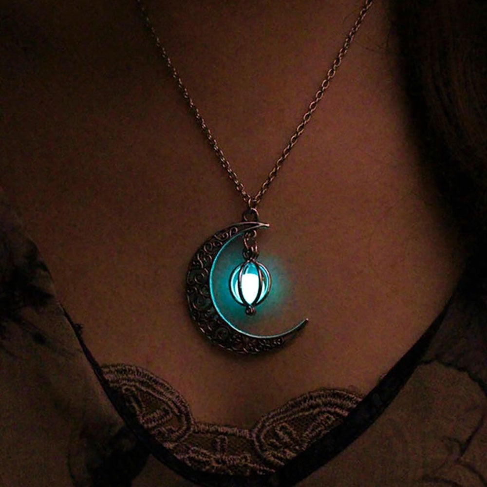 Collier « Clair de lune » lumineux