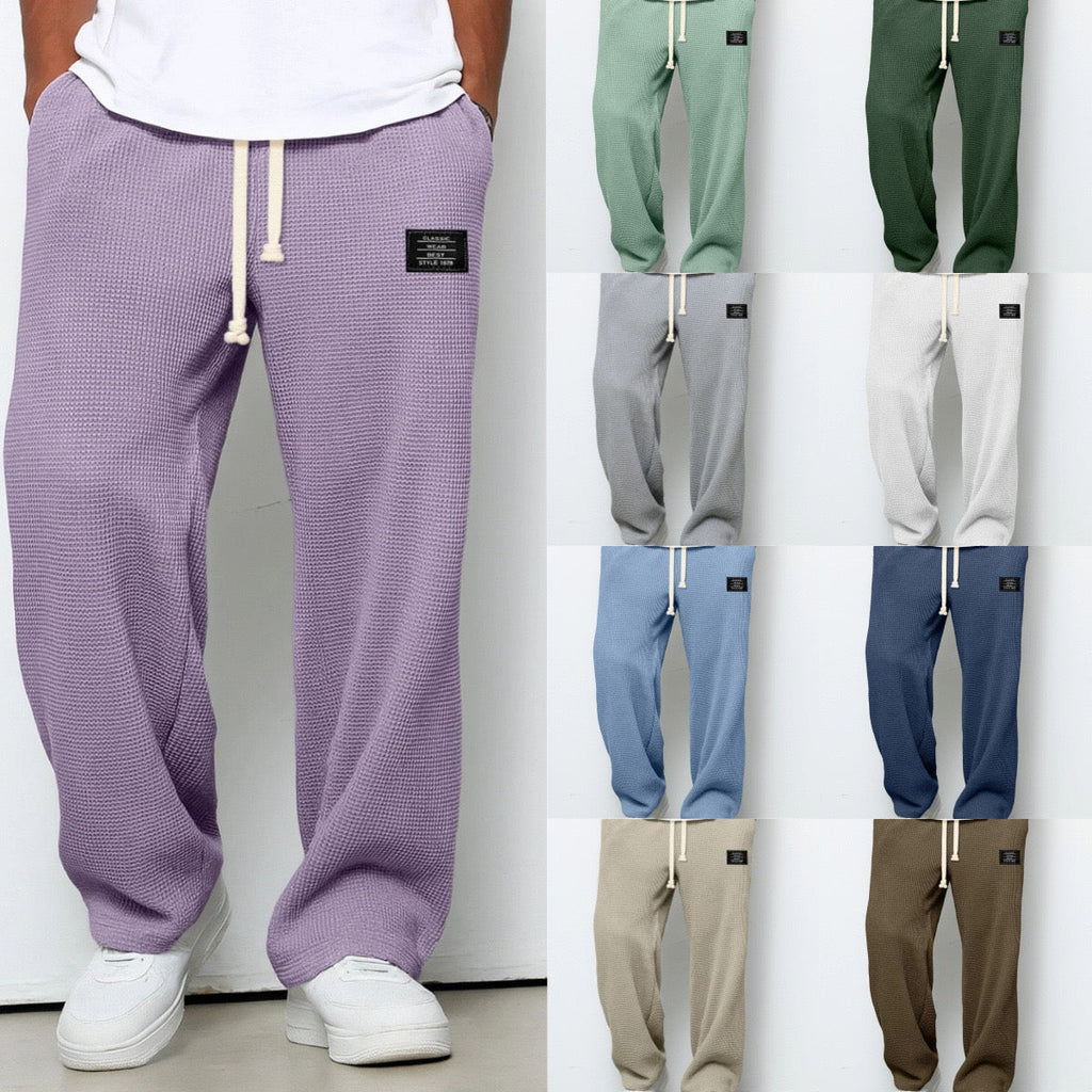 Alvaro™ | Elegant trousers with a structured pattern