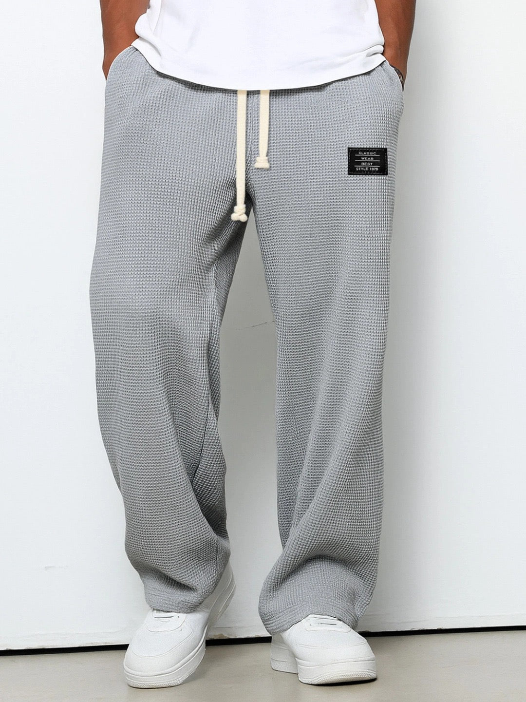 Alvaro™ | Elegant trousers with a structured pattern