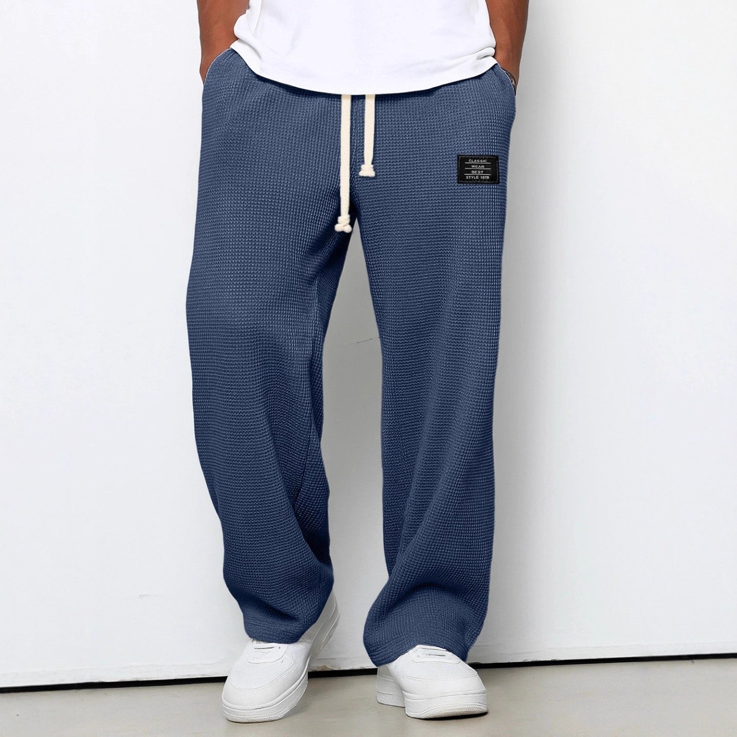 Alvaro™ | Elegant trousers with a structured pattern