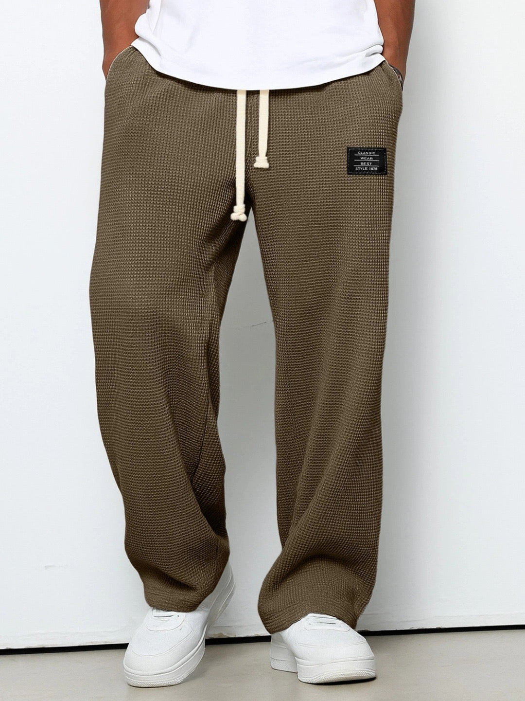 Alvaro™ | Elegant trousers with a structured pattern