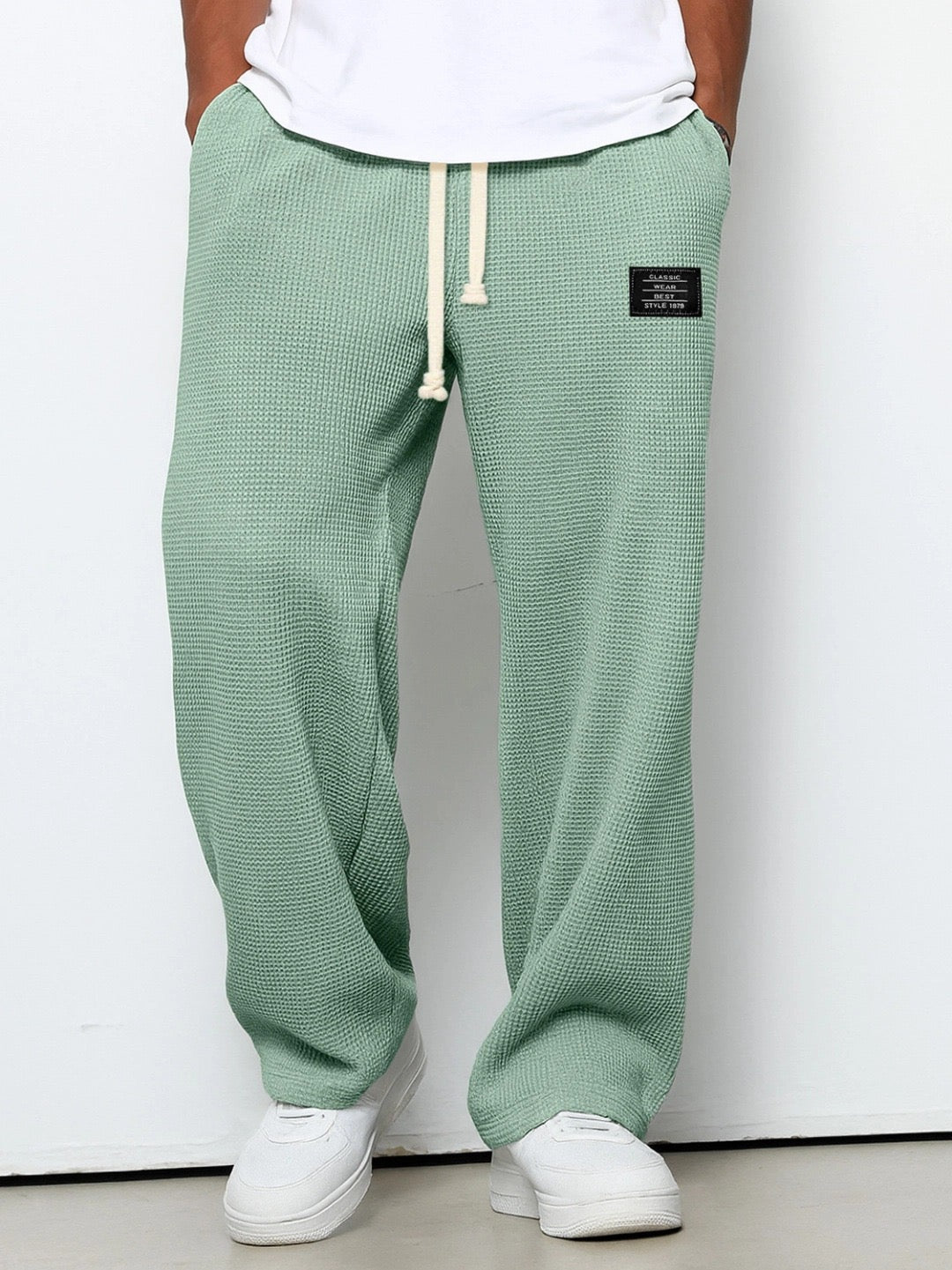 Alvaro™ | Elegant trousers with a structured pattern