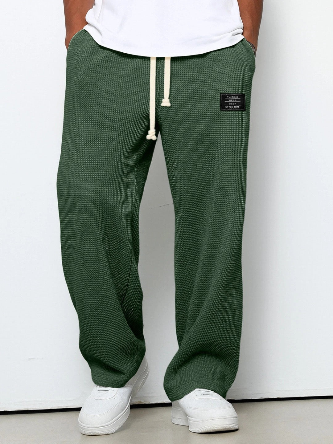 Alvaro™ | Elegant trousers with a structured pattern