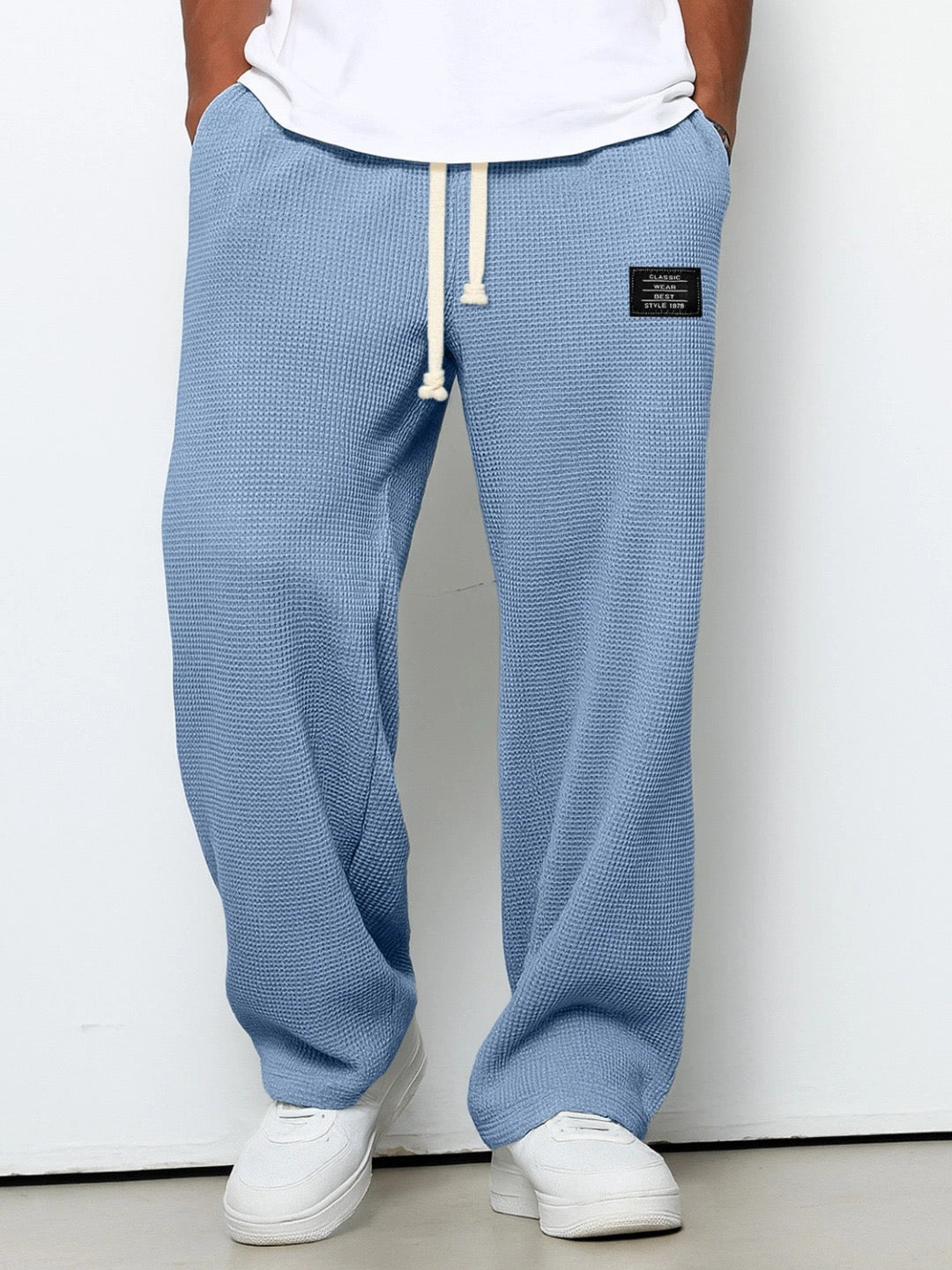 Alvaro™ | Elegant trousers with a structured pattern