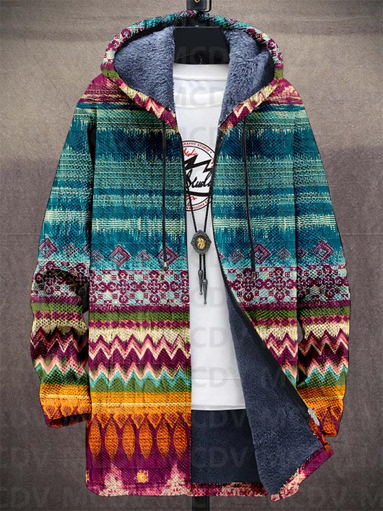 Jeddah™ - Luxurious Art Inspired Zip Up Hooded Jacket