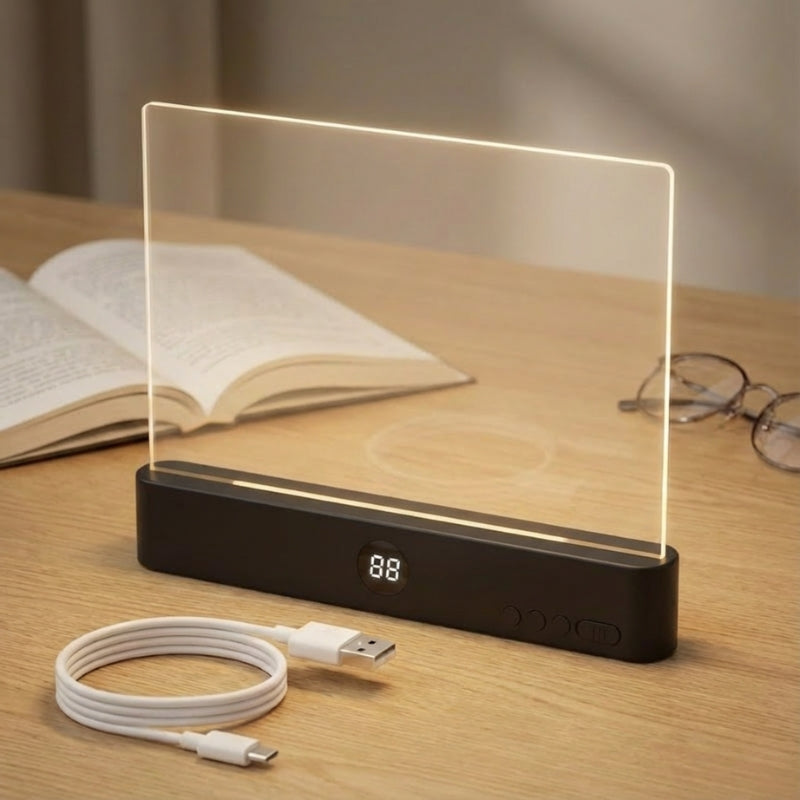 Reading lamp with light panel