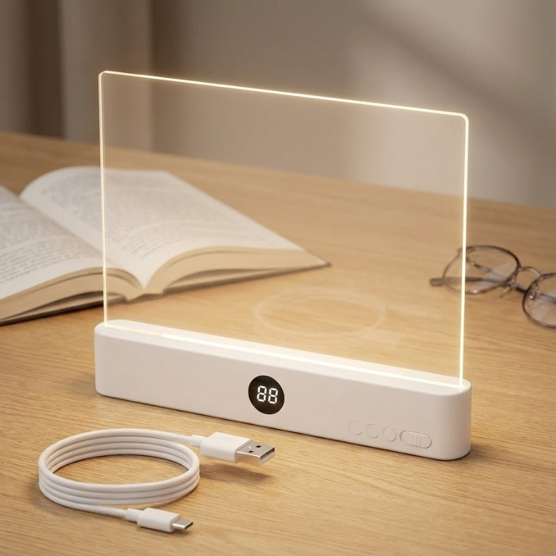 Reading lamp with light panel