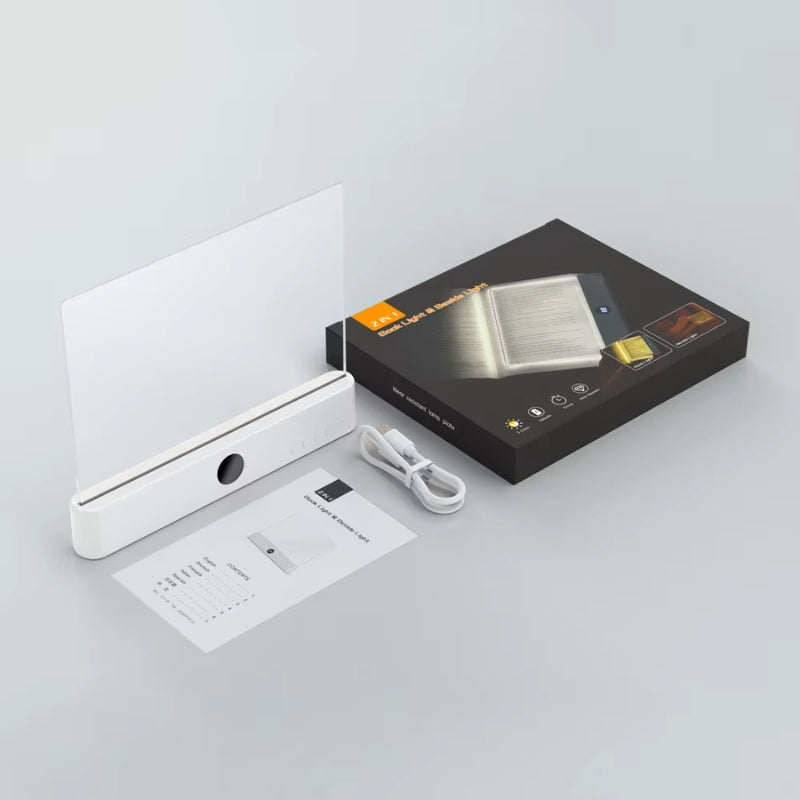 Reading lamp with light panel