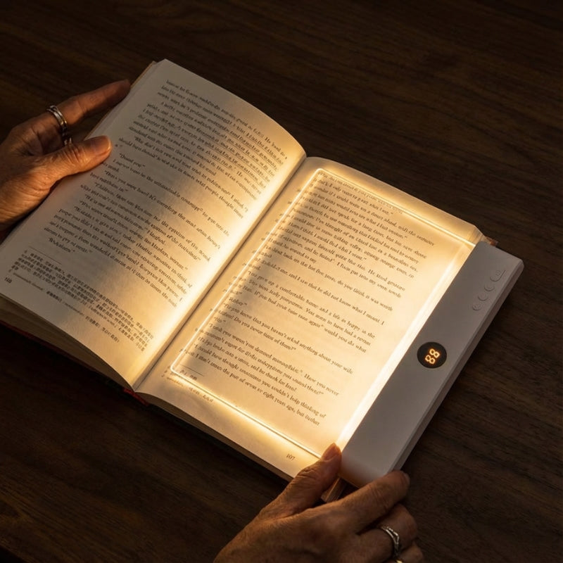Reading lamp with light panel