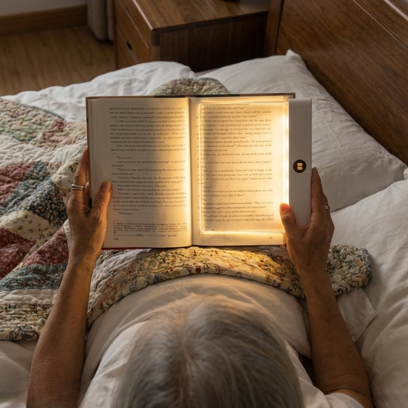 Reading lamp with light panel