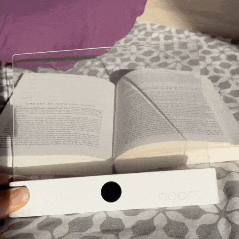 Reading lamp with light panel
