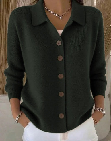 Josefina | Tricot Veste avec Col et Boutons