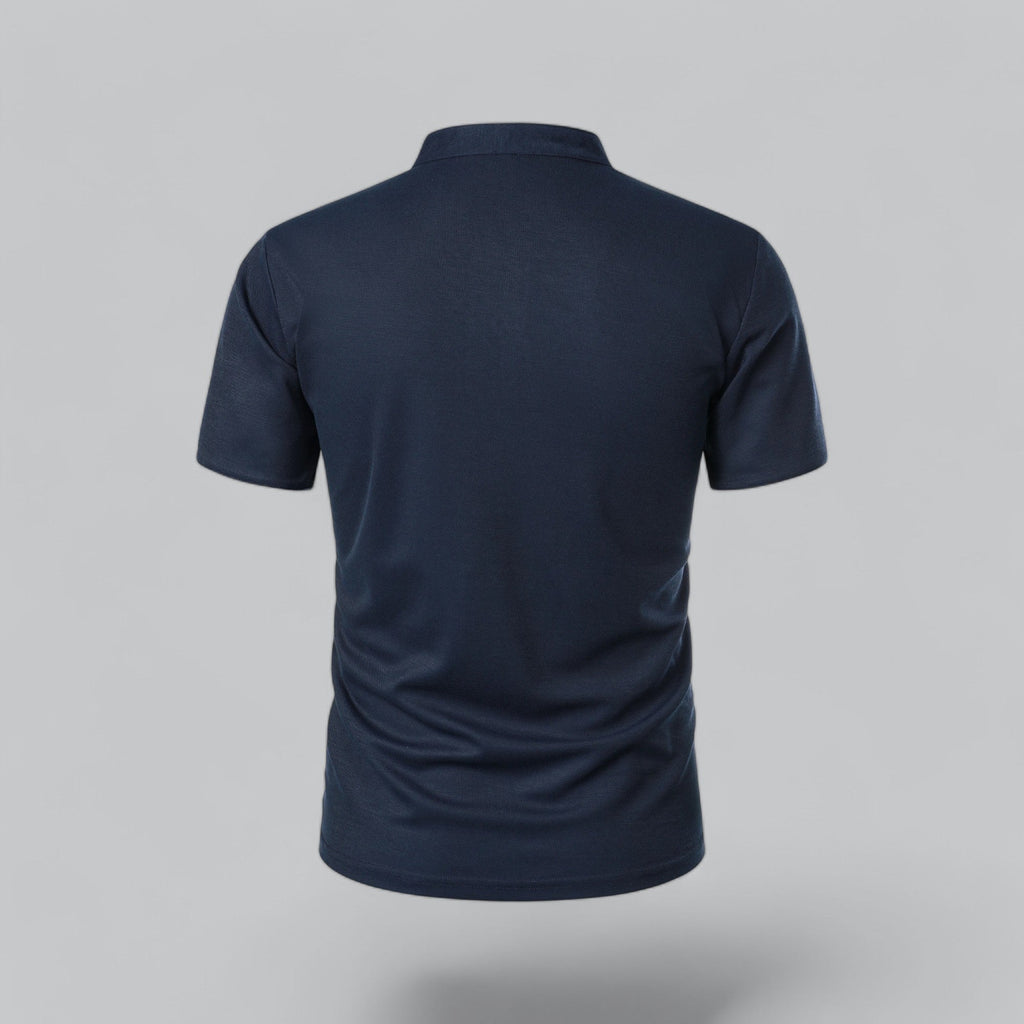 Arthur | Kragenloses Poloshirt