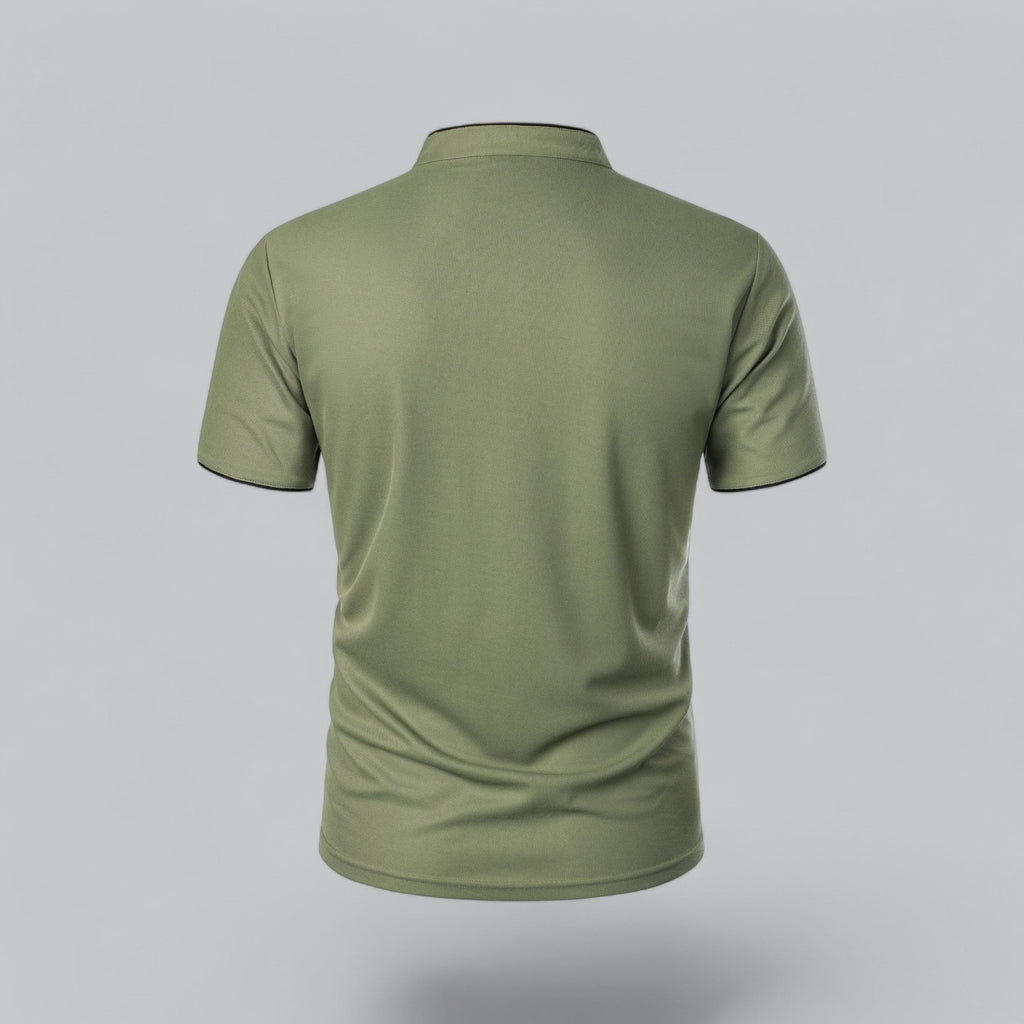 Arthur | Kragenloses Poloshirt