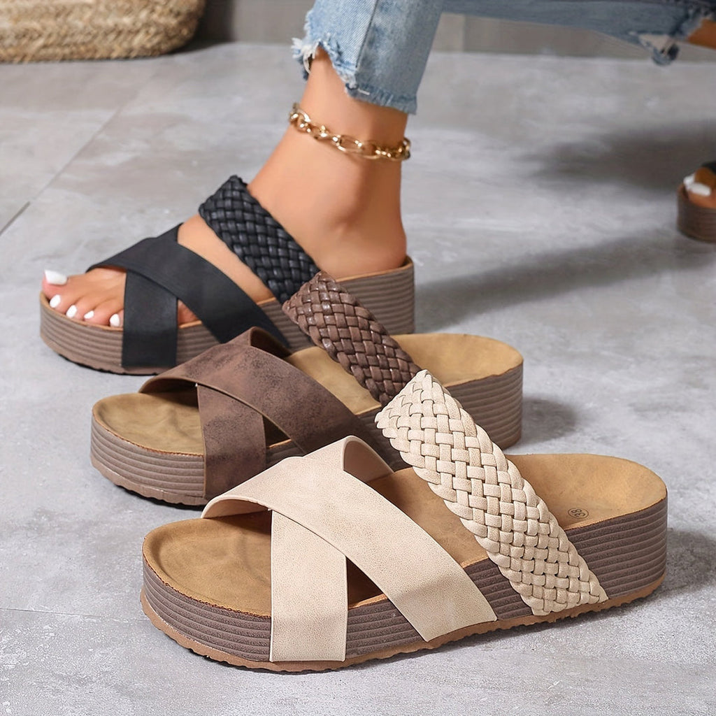 Elegante Geflochtene Sandalen von Valérie