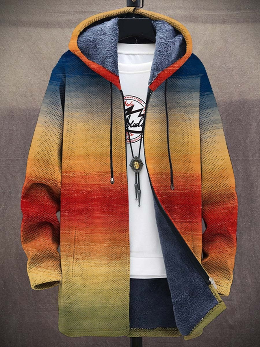 Noora™ - Luxurious art-inspired zip-up hoodie