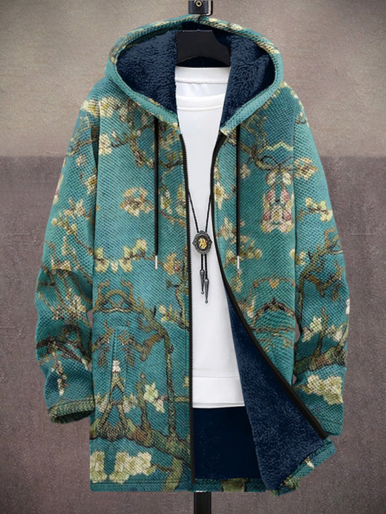 Celine™ - Luxurious Art Inspired Zip Up Hooded Jacket