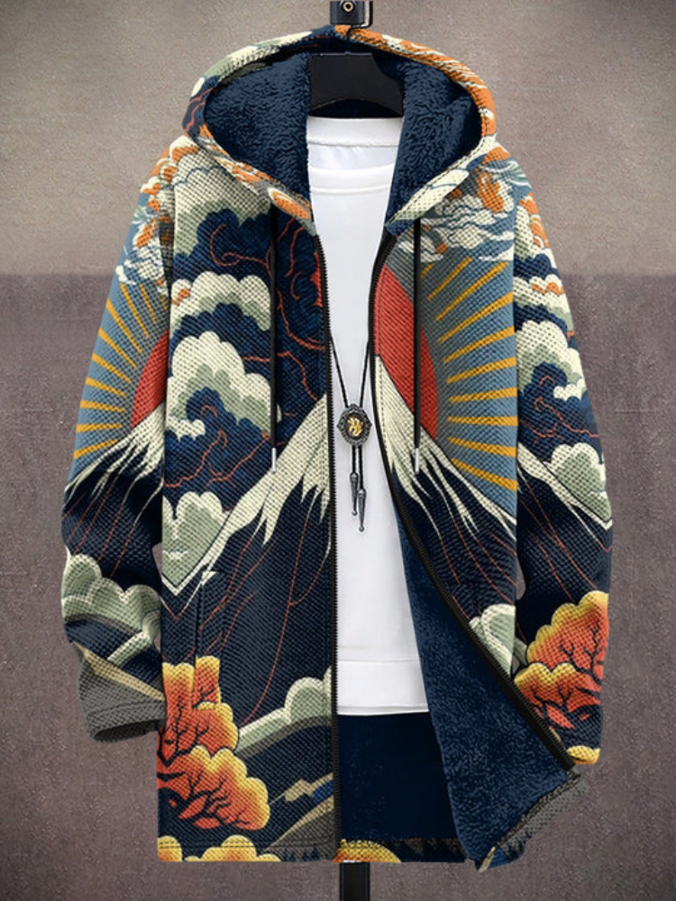 Kalina™ - Luxurious art-inspired zip-up hoodie