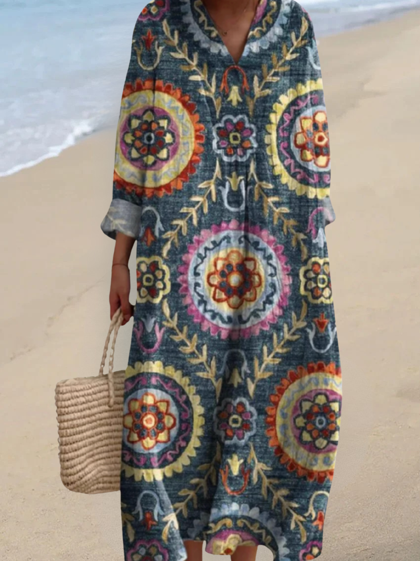 Olivia - Helles Vintage Kleid