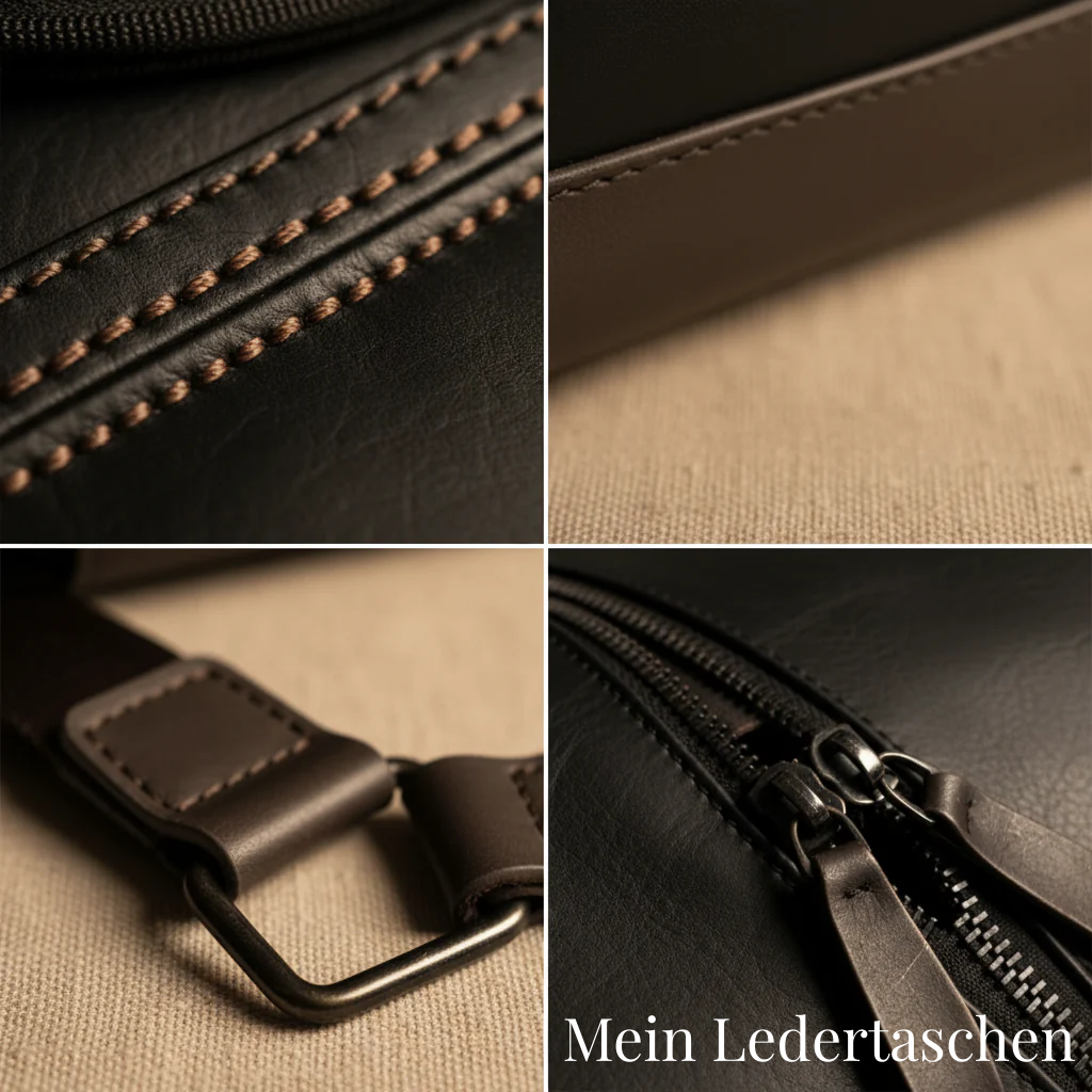 Oskar leather travel bag