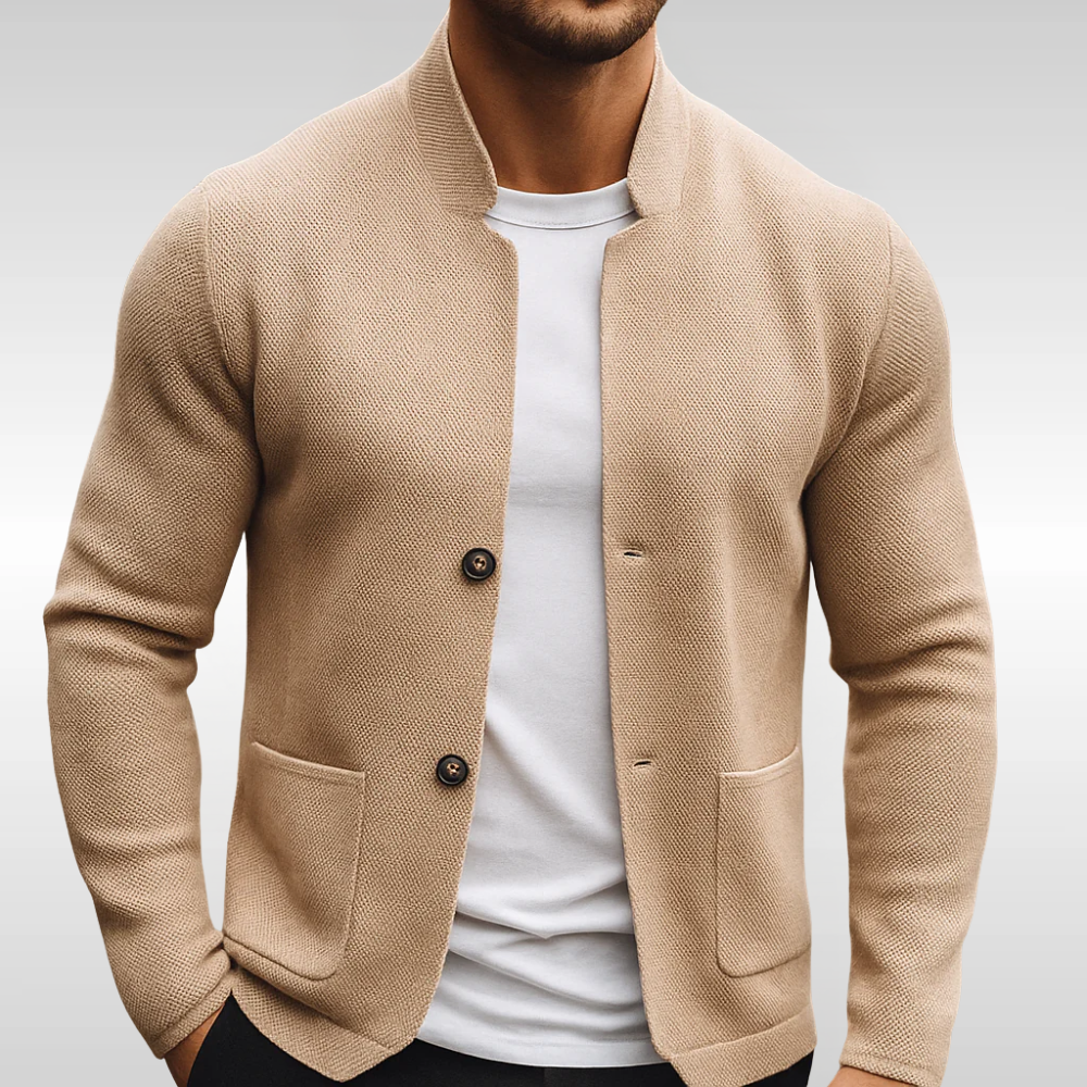 Harrington cardigan for relaxed spring days
