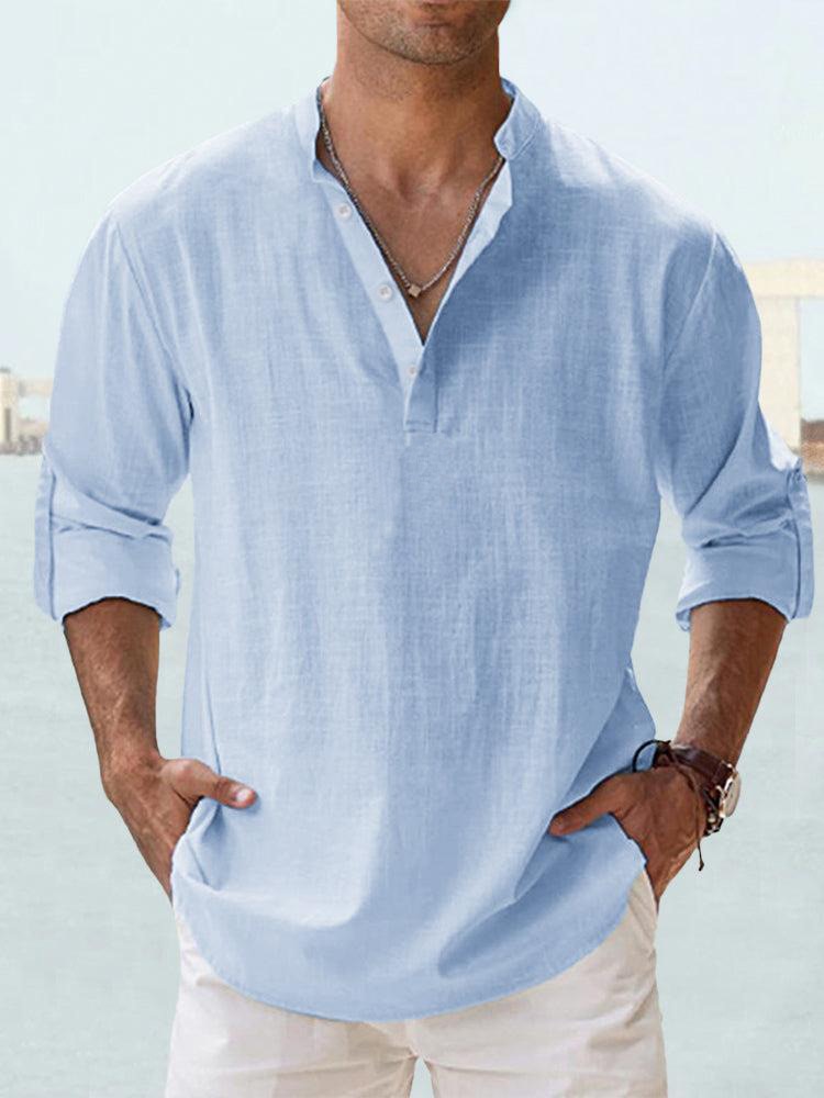 Arthur | Collarless shirt