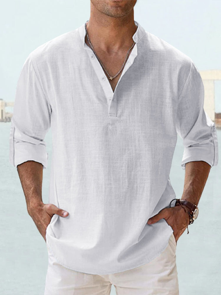Arthur | Collarless shirt