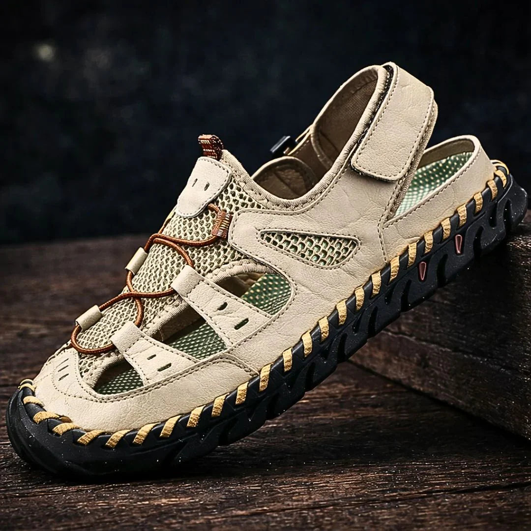 Steinsee | Komfort-Ledersandalen