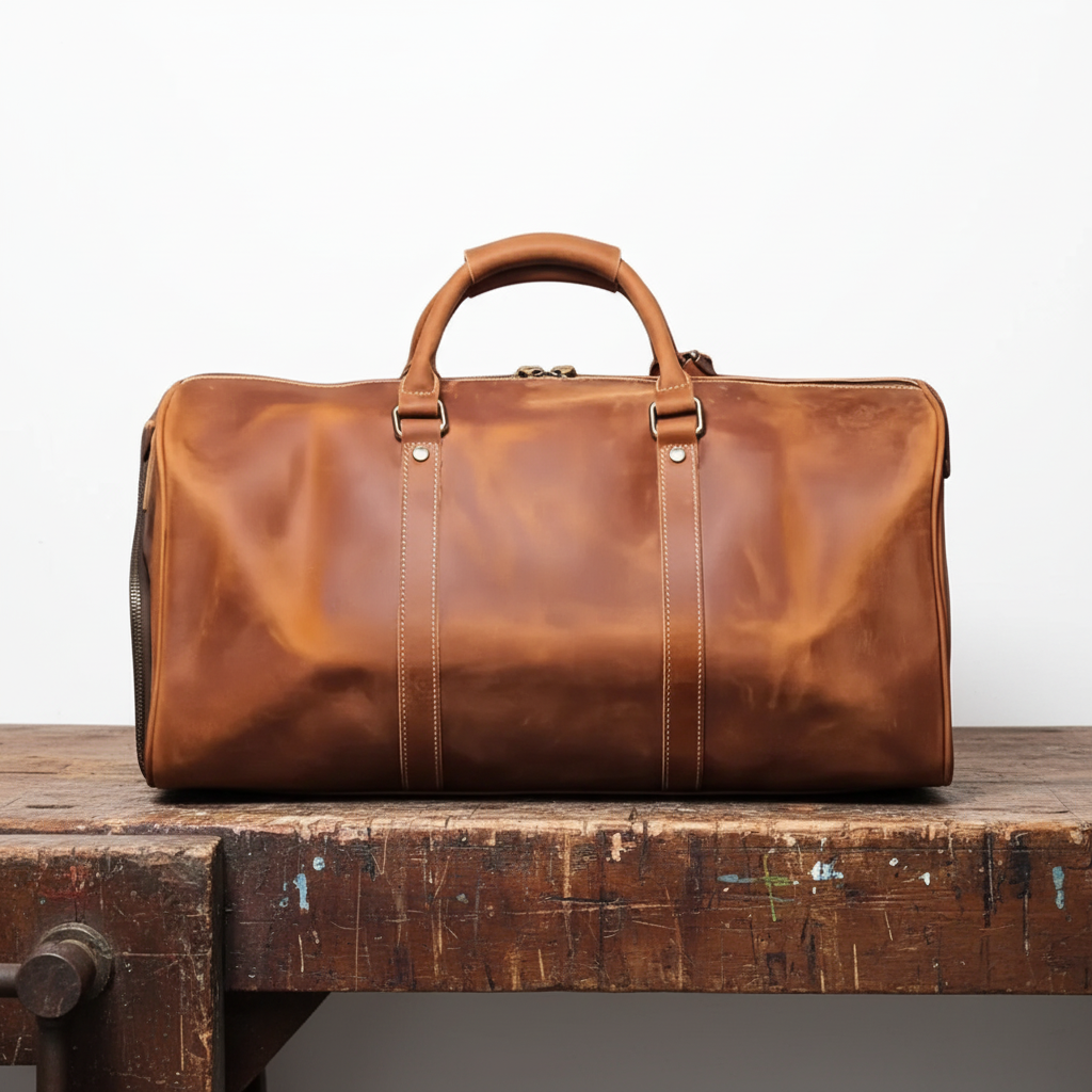 Callahan leather travel bag