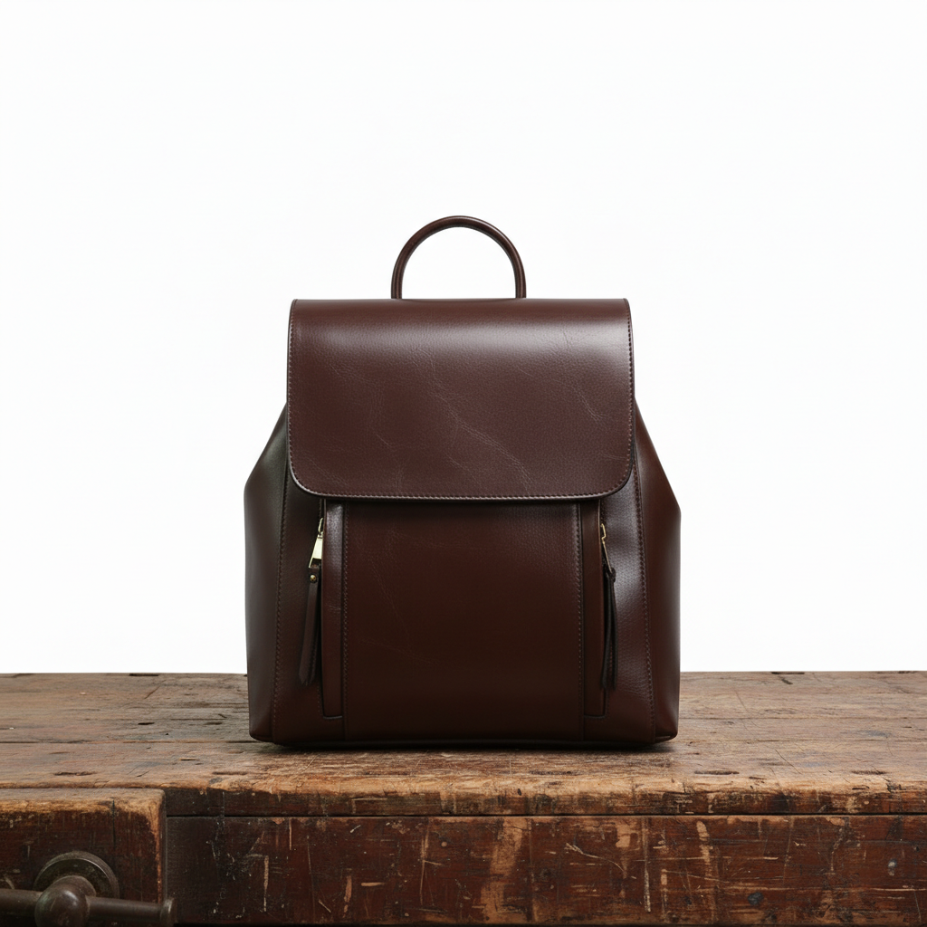 Theo leather backpack