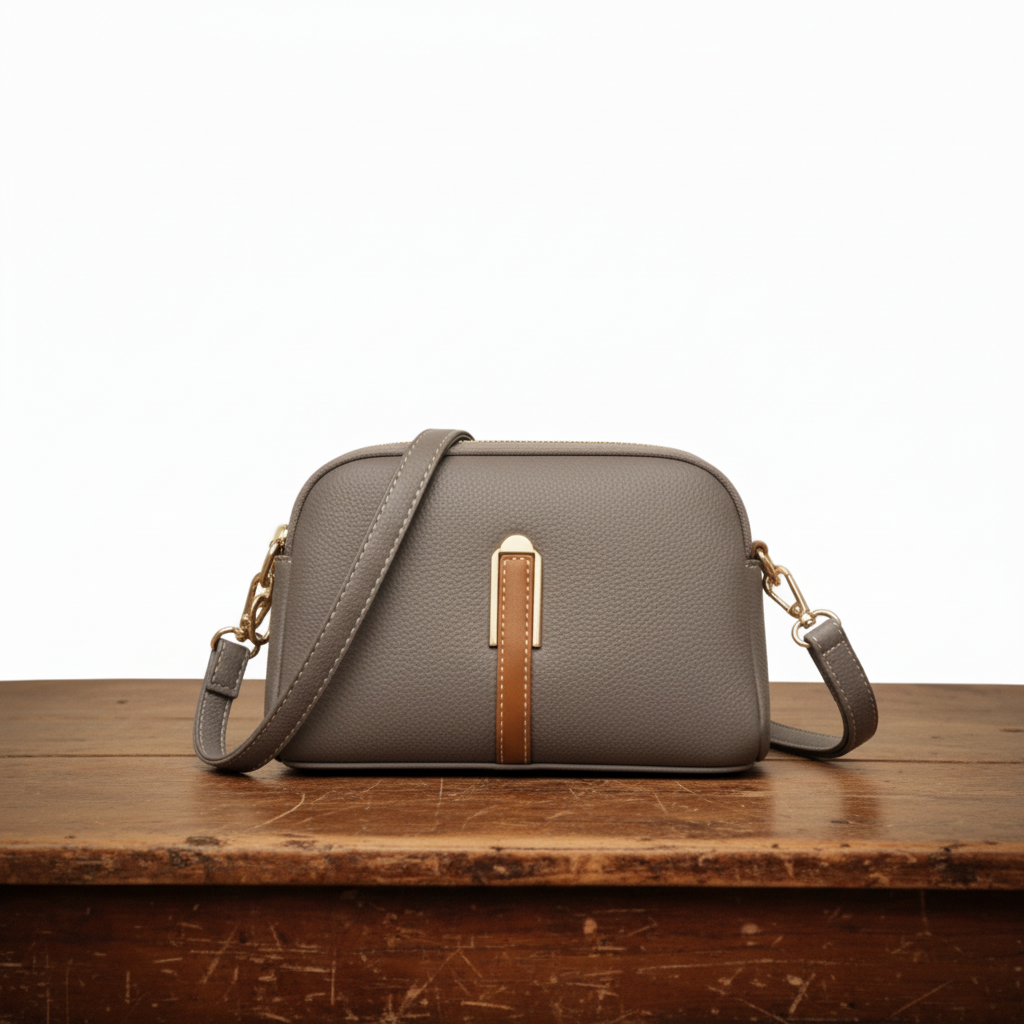 Mila leather shoulder bag