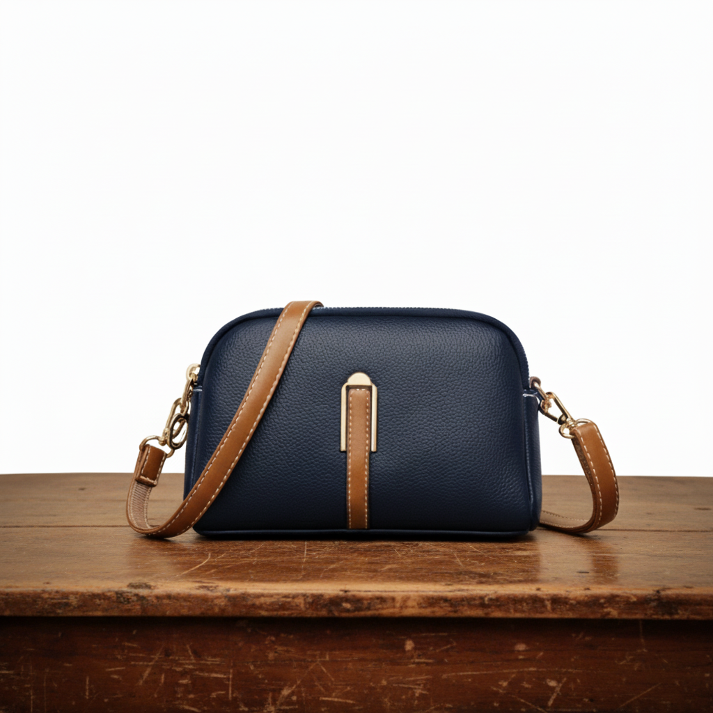 Mila leather shoulder bag