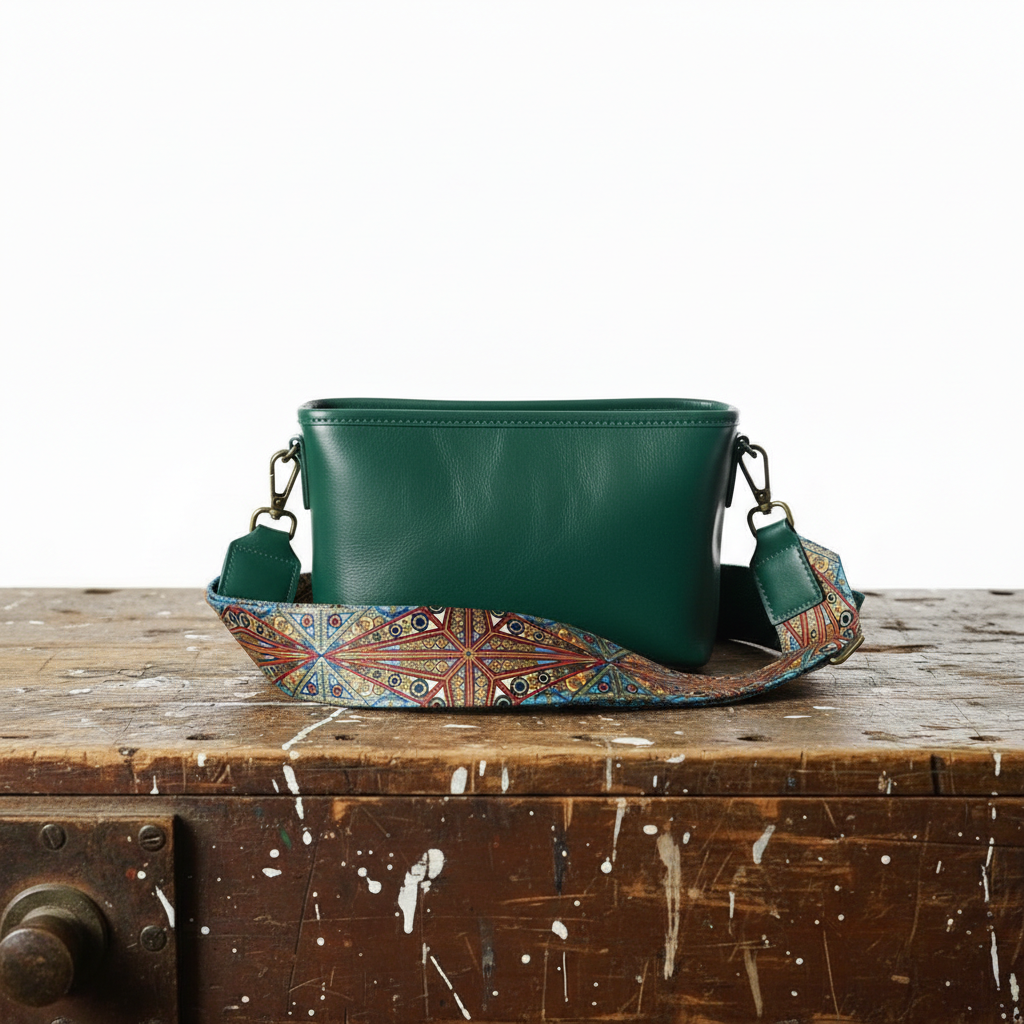 Tamar's vintage leather bag