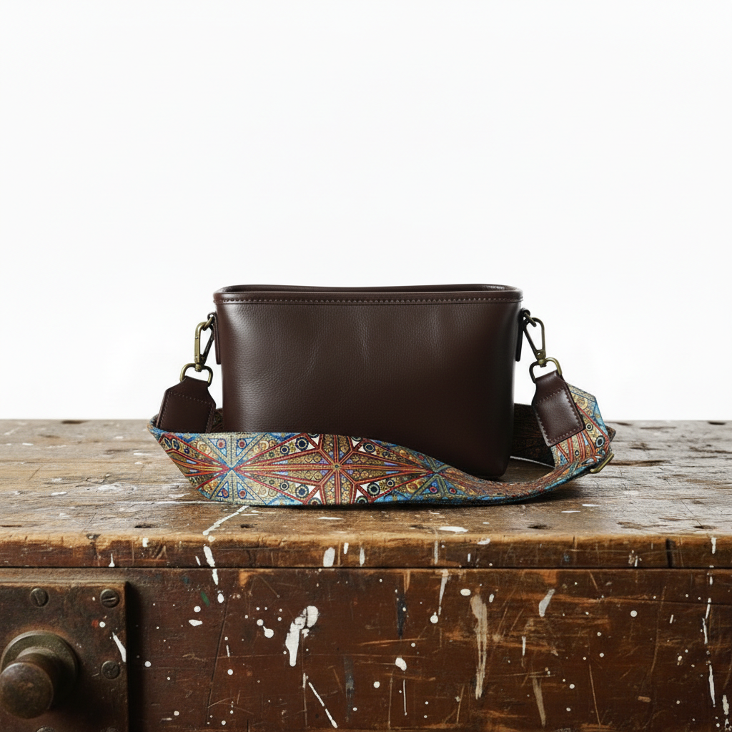 Tamar's vintage leather bag