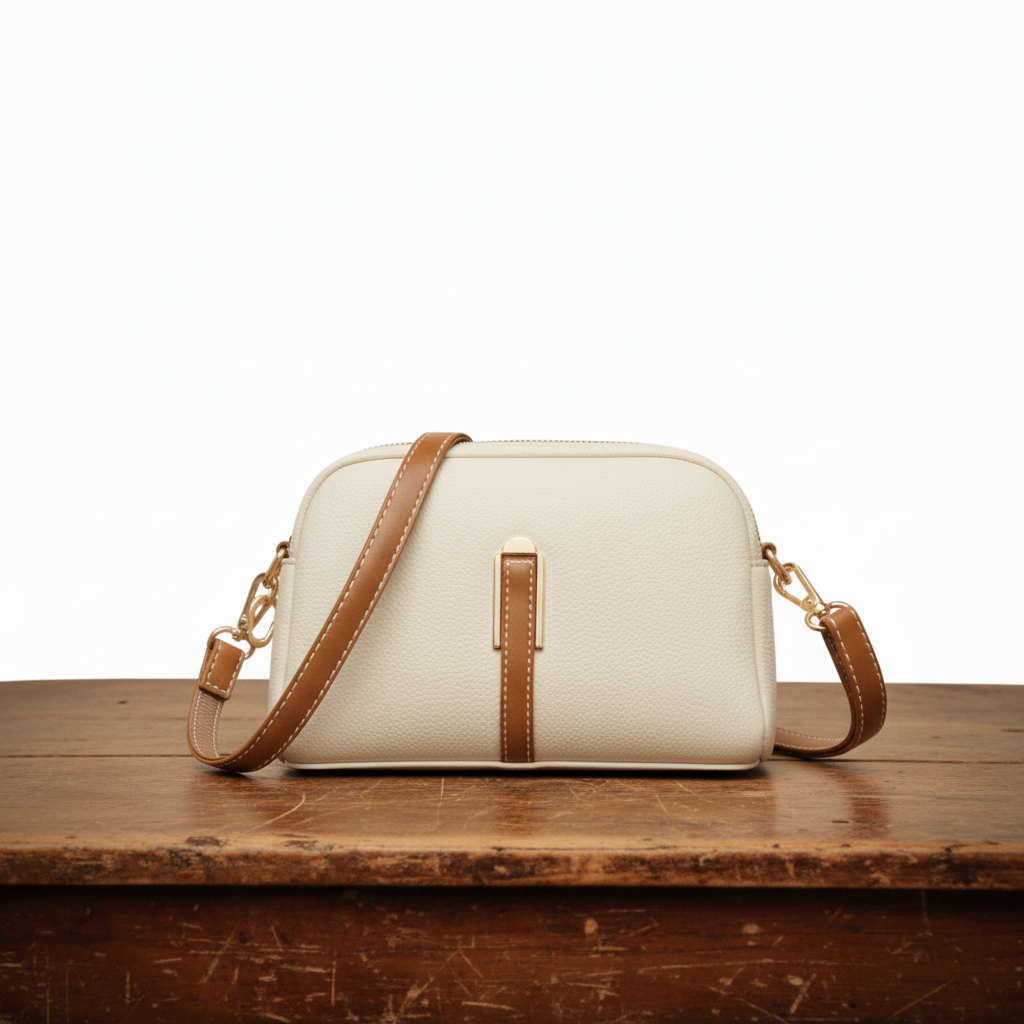 Mila leather shoulder bag