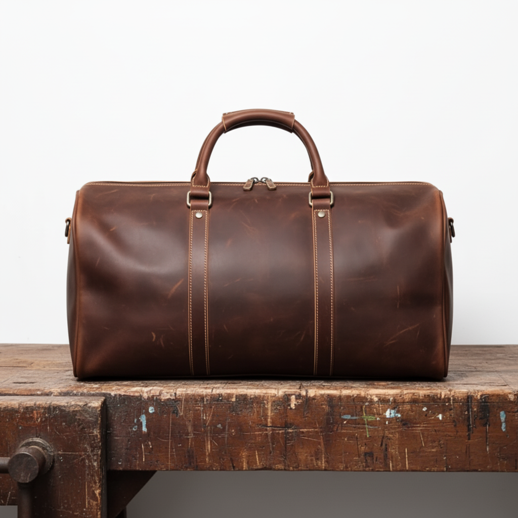 Callahan leather travel bag