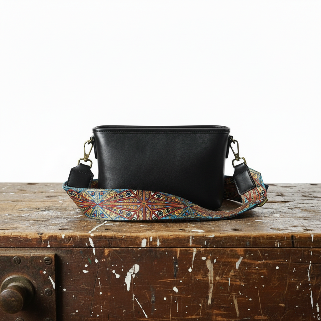 Tamar's vintage leather bag