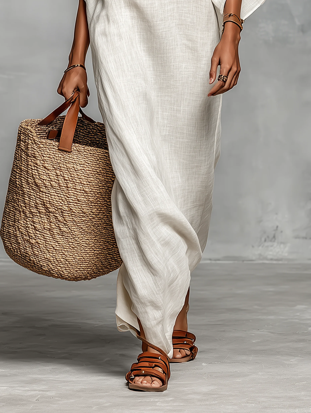 Aveline™ | Off-shoulder maxi dress with batwing sleeves