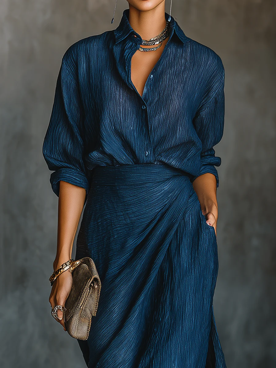 Sara™ || Elegant set with a long skirt