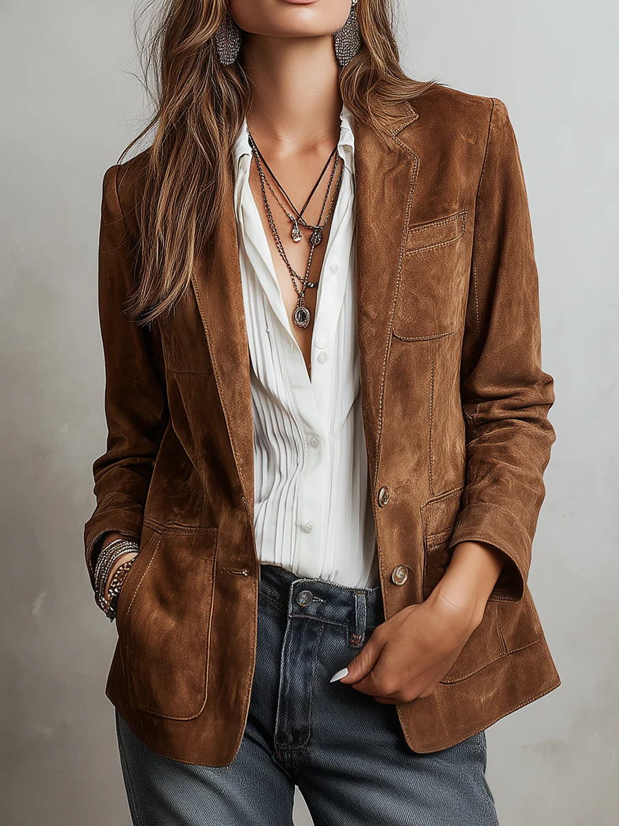 Marcelle | Brown Vintage Blazer