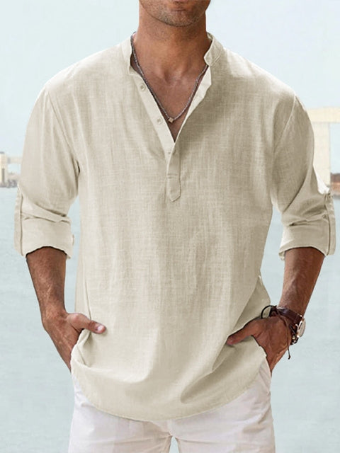 Arthur | Collarless shirt