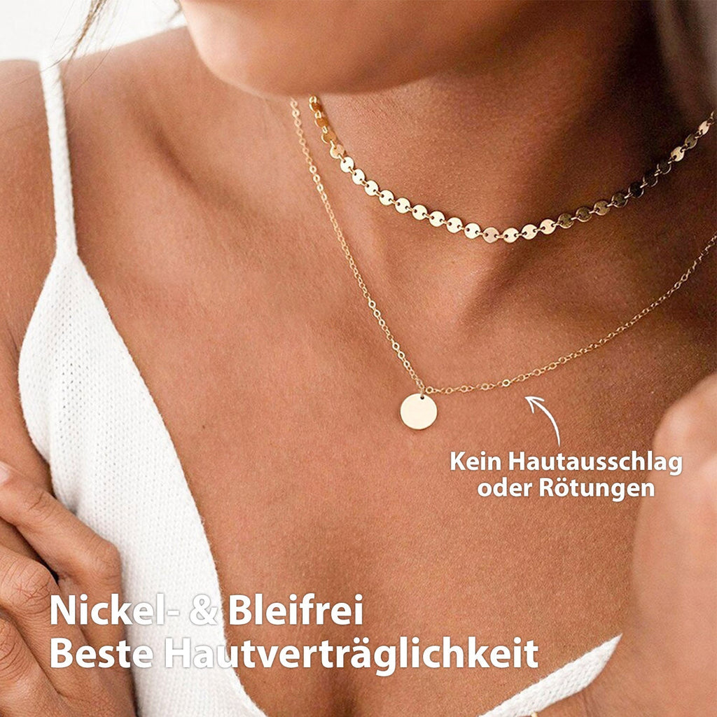 BonnyBoho Halsketten Set Gold