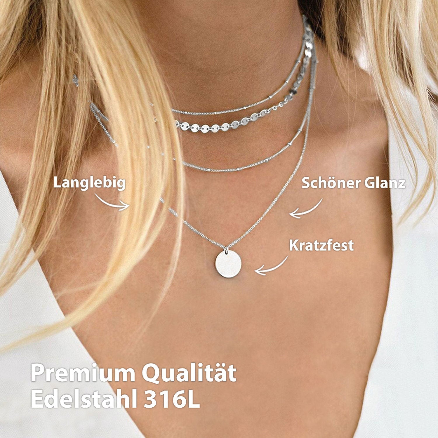 BonnyBoho necklace set silver