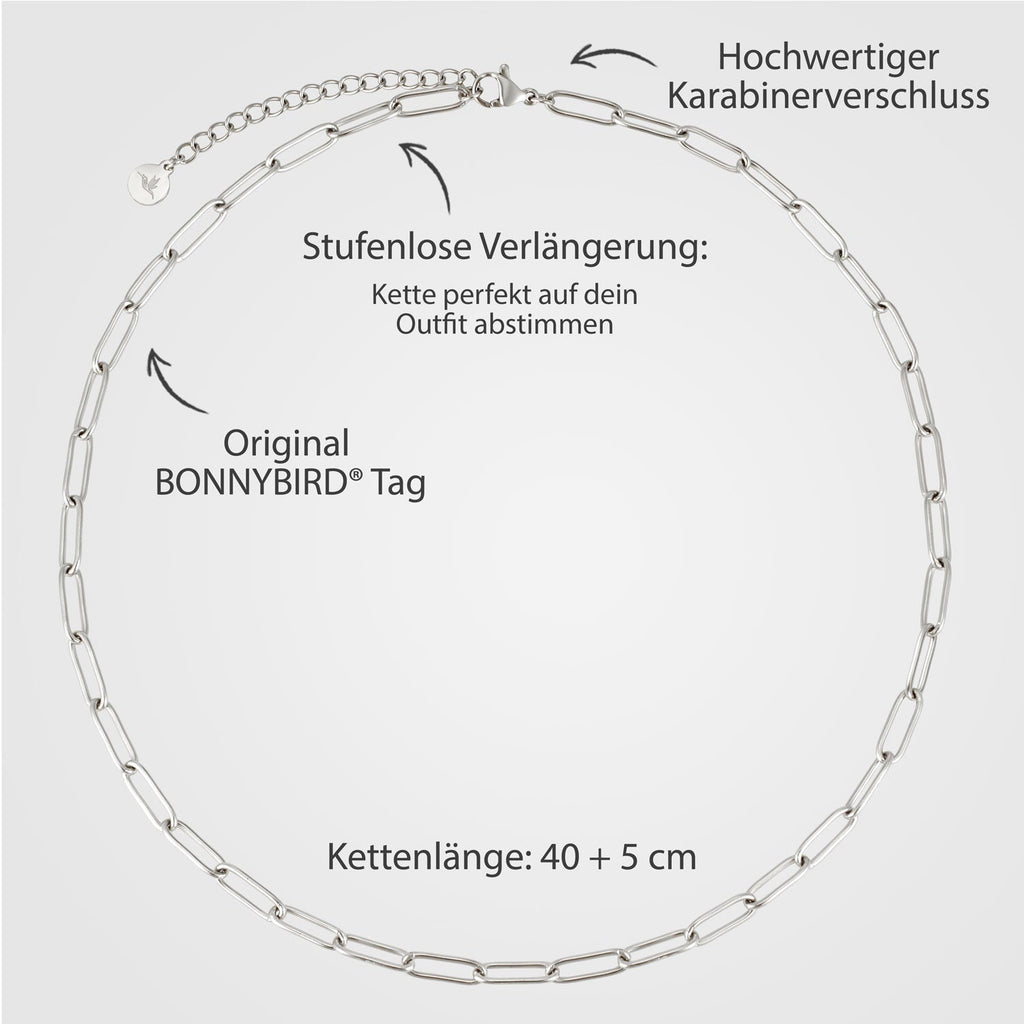 BonnyLink Gliederkette Silber