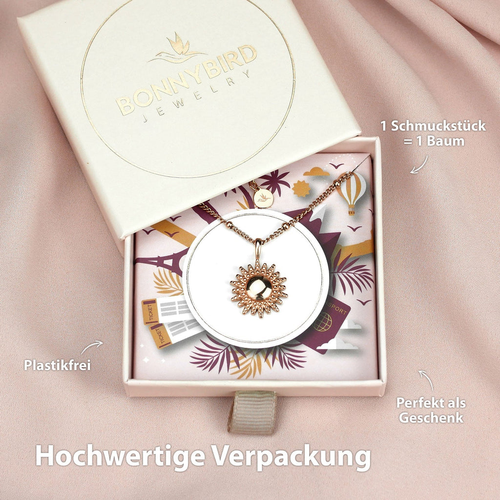 BonnySun Kette Sonne Roségold