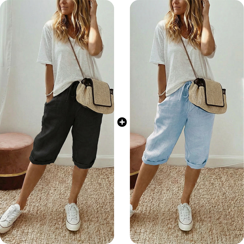 Lina – Luftige Komfort-Caprihose