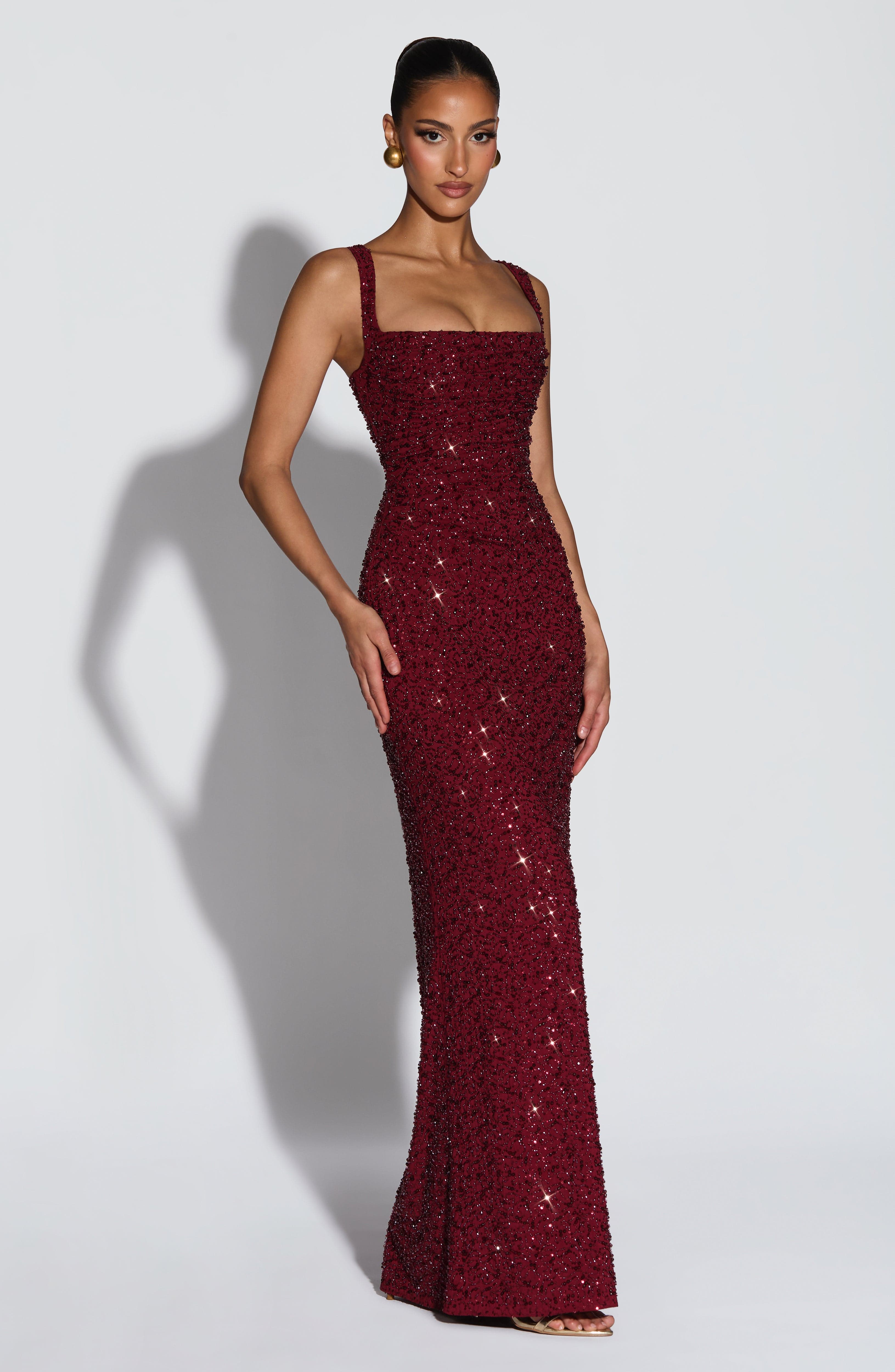ROSALIND | Maxikleid mit Quadratischem Ausschnitt