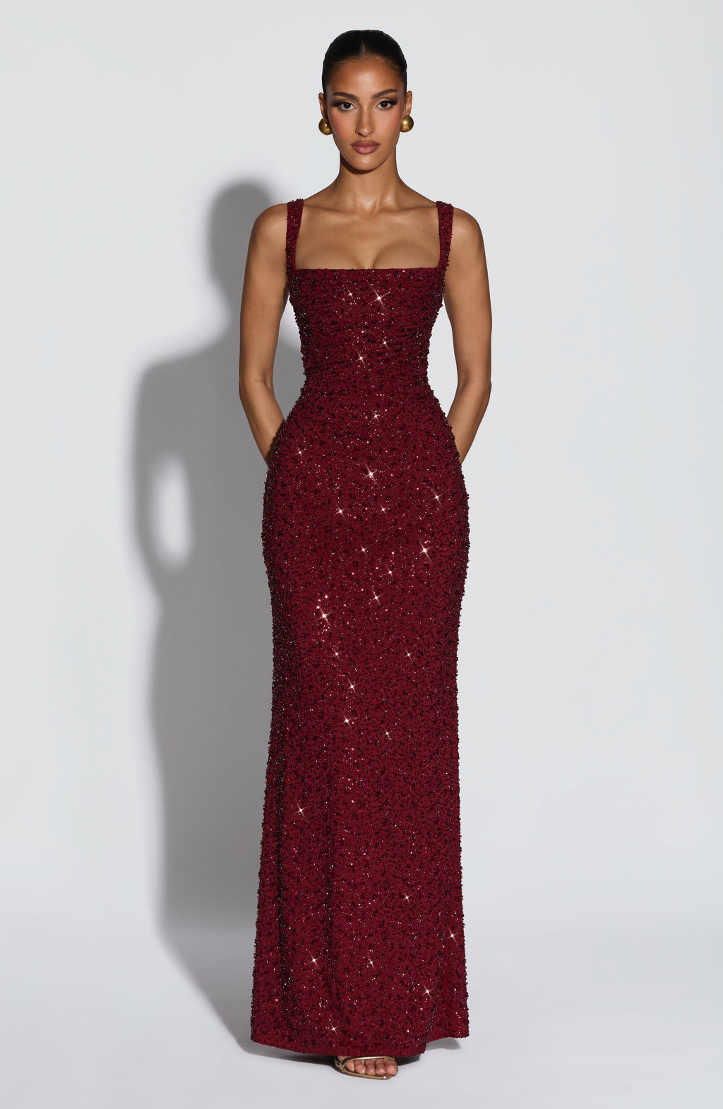 ROSALIND | Maxikleid mit Quadratischem Ausschnitt