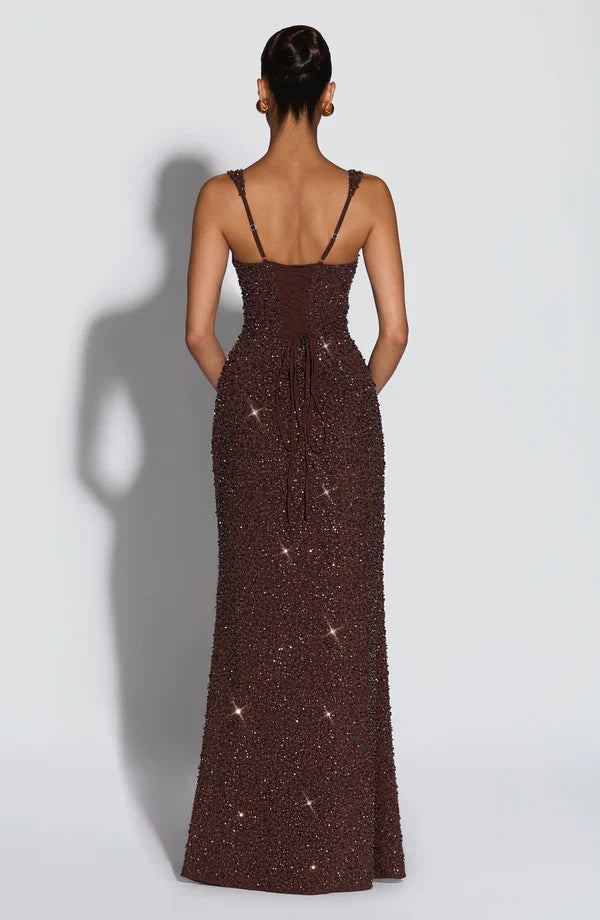 ROSALIND | Maxikleid mit Quadratischem Ausschnitt