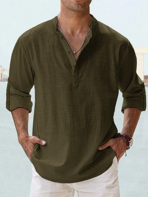 Arthur | Collarless shirt